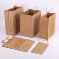 Hot selling biodegradable kraft paper bag gift bag